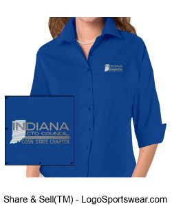 Indiana CTO - LS Shirt - Blue Design Zoom